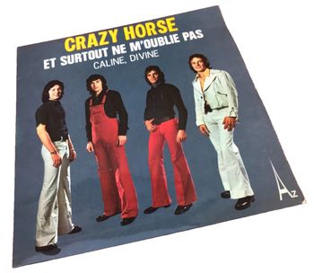Vinyle 45 tours Crazy Horse Et surtout ne m' oublie pas (1973) Disque AZ 29000