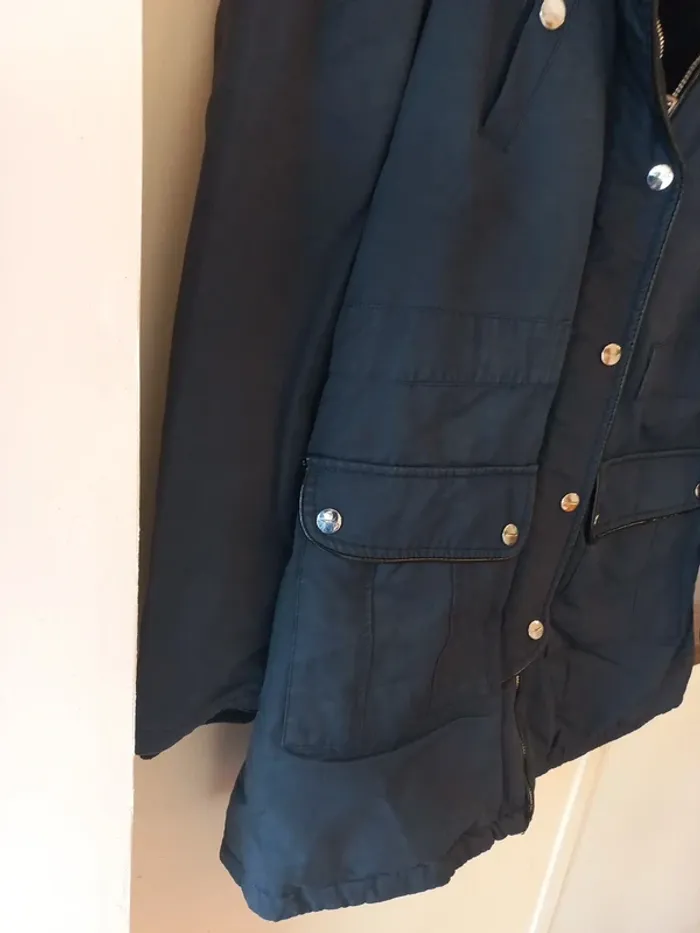 Parka d’hiver bleu marine - photo numéro 4