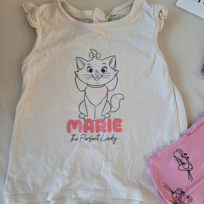 Lot tee shirt et short 24 mois - photo numéro 4