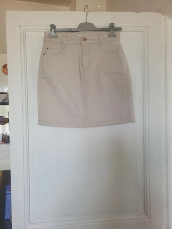 jupe beige
