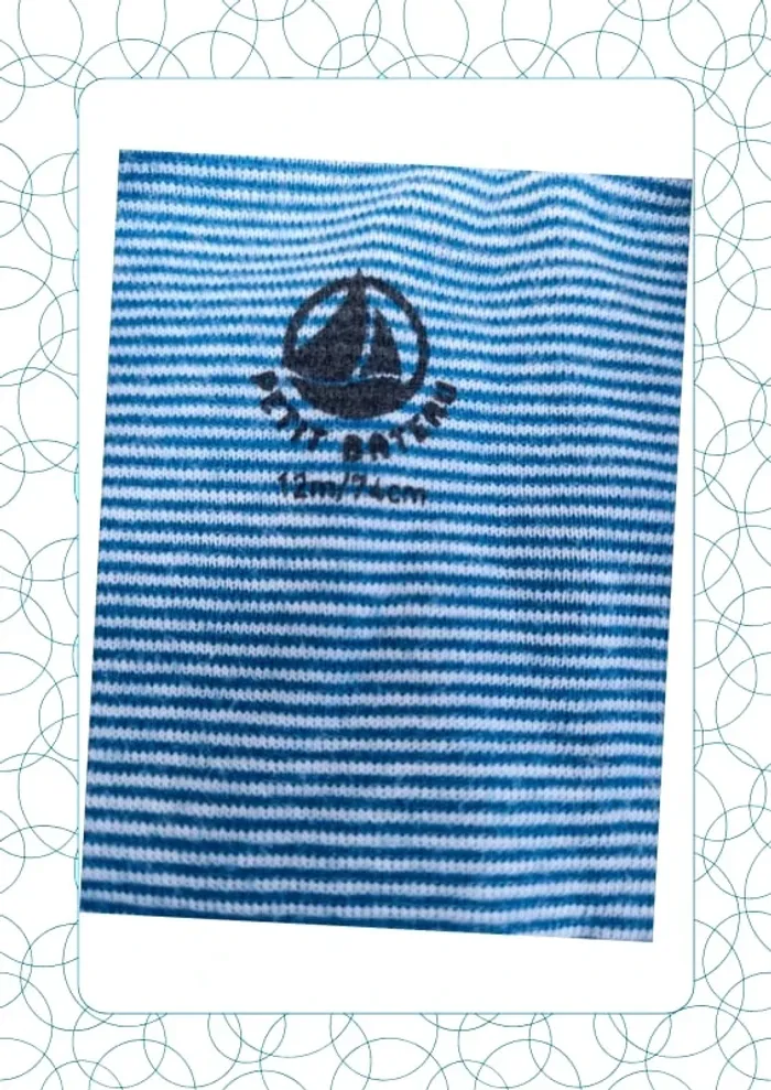 Salopette-short 12 mois Petit Bateau - photo numéro 2