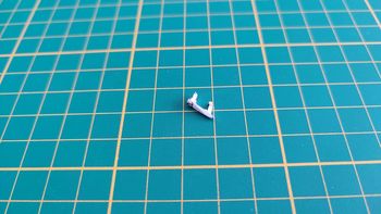 Poignée de porte pièce détachée miniature Bburago Burago Jaguar type E 1961 1/18 1/18e 1/18ème #C35