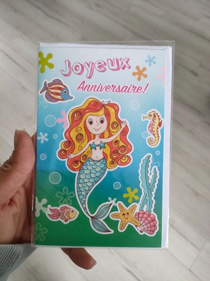 Carte postal sirène