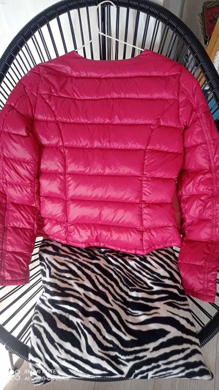 Doudoune IKKS rose en duvet et plumes taille S, excellent état ! - photo numéro 2