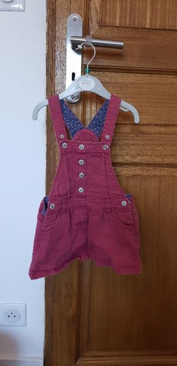 Robe salopette fille 18 mois