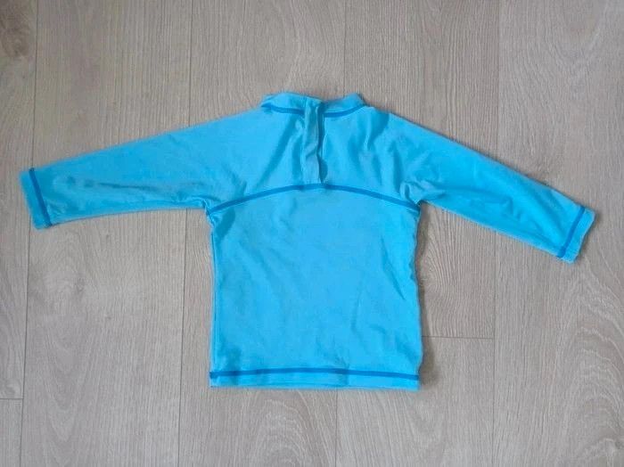 Tee shirt anti UV bleu et jaune 2 ans Decathlon - photo numéro 2