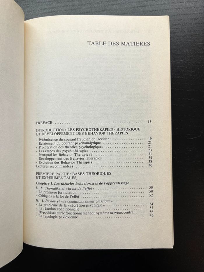 Introduction aux thérapies comportementales (Behavior Thérapies) - photo numéro 3