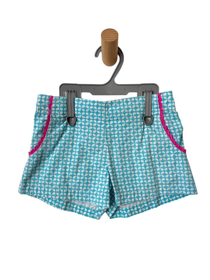 Short bleu à motifs géométriques - La faute à Voltaire 5 - 6 ans