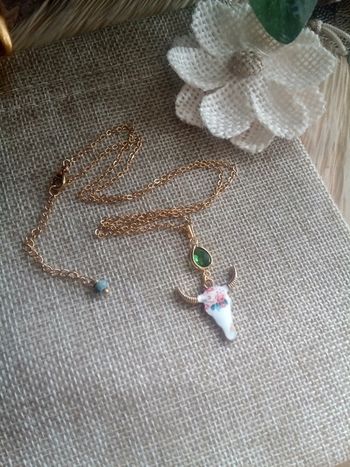 Collier tête de vache