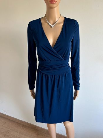 Robe bleue marine neuve à manches longues Morgan taille XS (valeur 55€)