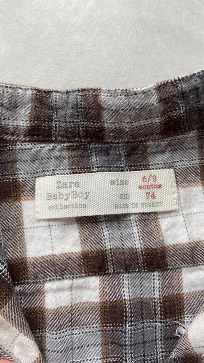 chemise à carreaux Zara - photo numéro 2
