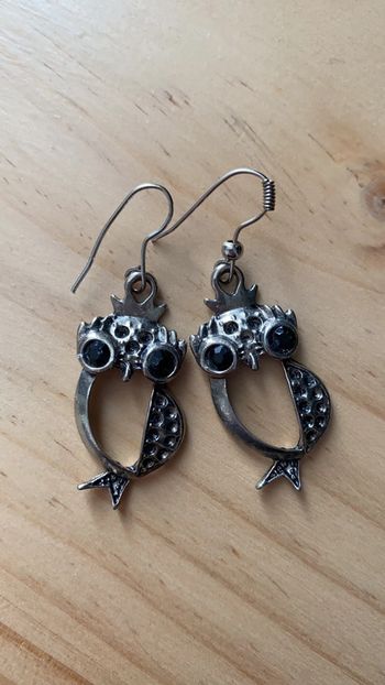 Boucles d’oreilles chouette