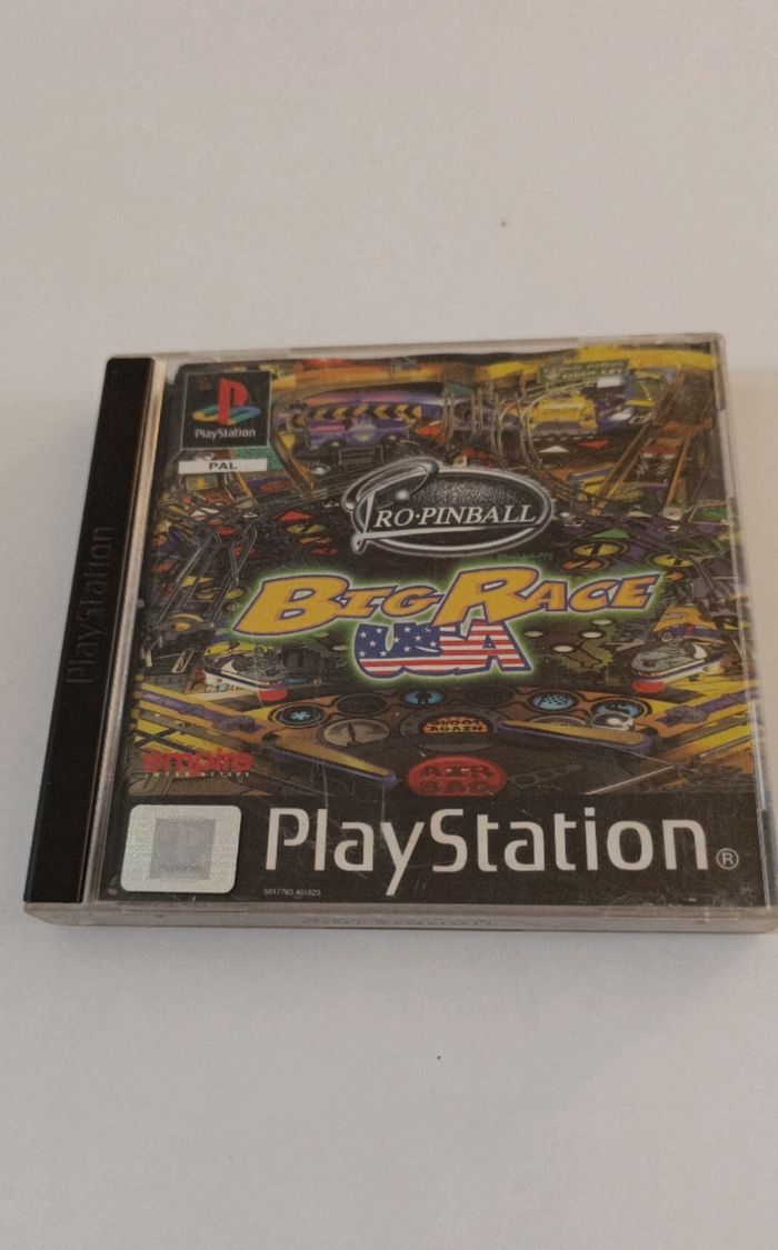 Jeu PS1 pro Pinball Big Race usa