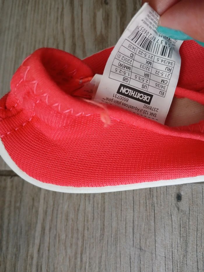 Chaussons aquatiques taille 34/35 - photo numéro 5