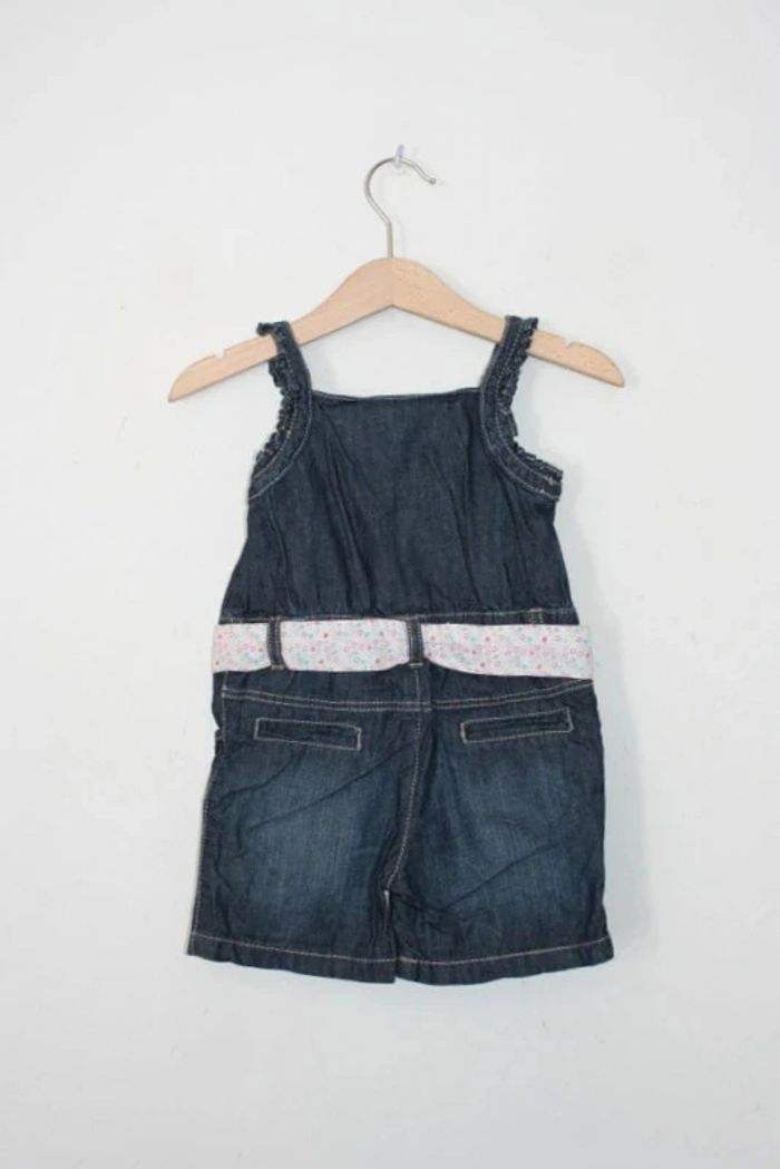 Salopette en jeans Obaibi 12 mois - photo numéro 3