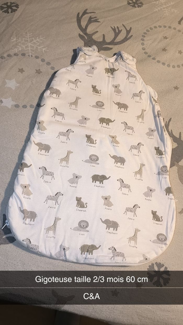 Gigoteuse taille 2/3 mois