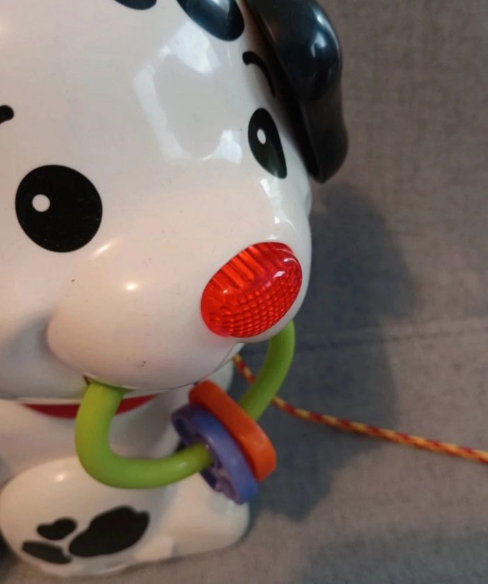 Jouet a tirer électronique VTech 1,2,3 p'tit dalmatien - photo numéro 2