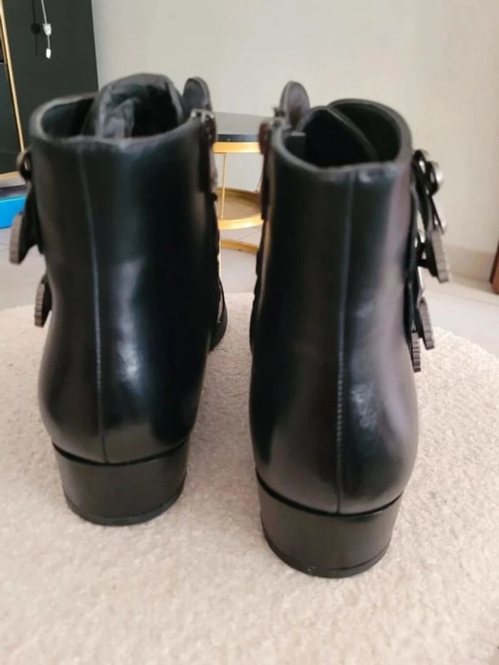 Bottines boucles argentées 39 - photo numéro 7