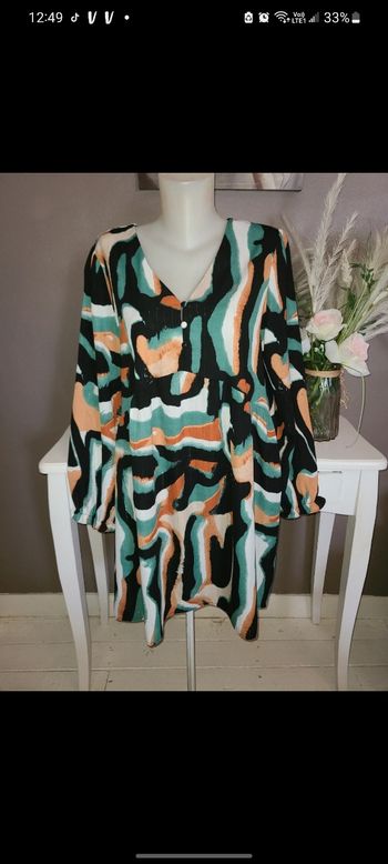 Robe multicolore 