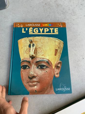 Livre égyptien Larousse junior civilisation ancienne Égypte