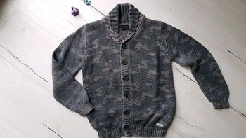 Superbe gilet effet camouflage garçon 8ans ikks