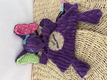 Eléphant "Sandykilos" DEGLINGOS doudou violet