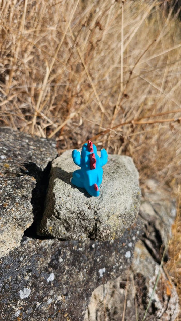 Super figurine Pokemon Nintendo finger puppet Aligatueur - photo numéro 3