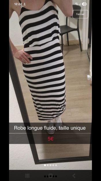 Robe longue fluide