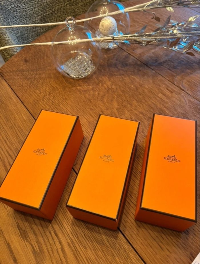 Lot 3 boîtes Hermès