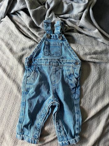 Salopette en jean - 6 mois - Neuve