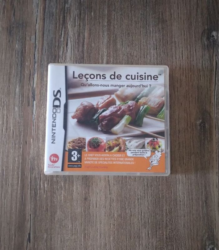 Jeux DS leçon de cuisine
