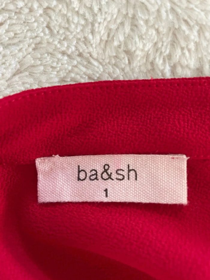 Superbe blouse rouge 36 Ba&sh réversible - photo numéro 5