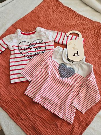 Tee-shirts à manches longues / Taille 6 mois