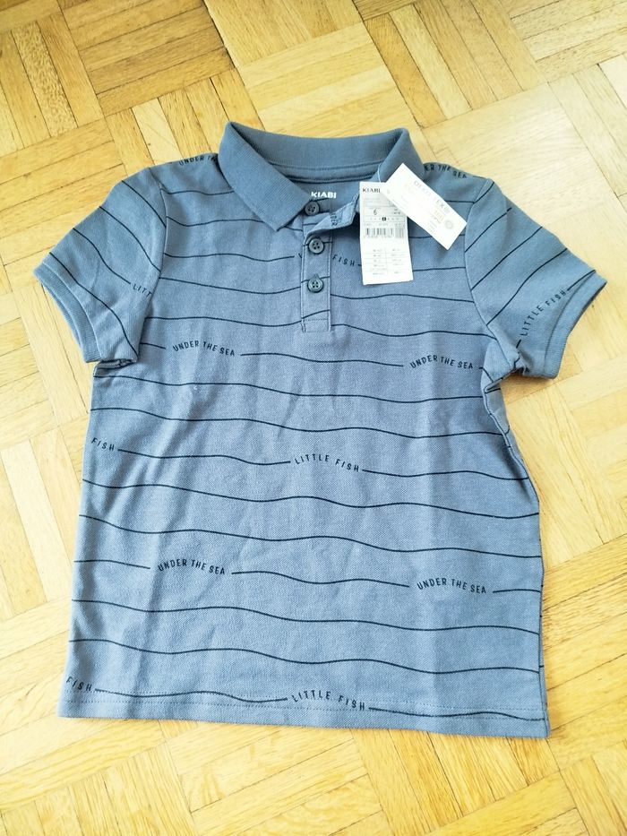 Polo gris garçon 6 ans Kiabi neuf