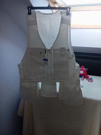 Veste de travail multipoches blanche Neuve