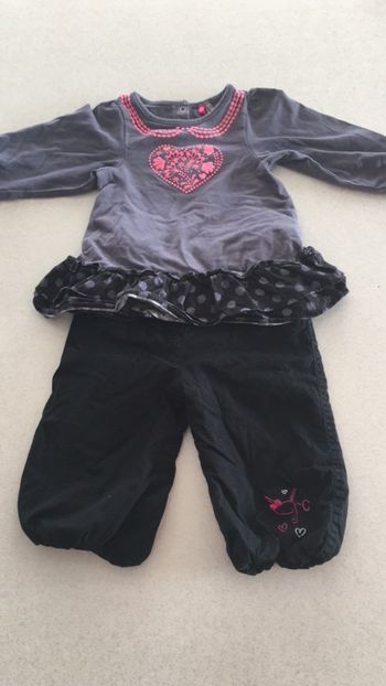 Ensemble Fille 12 mois