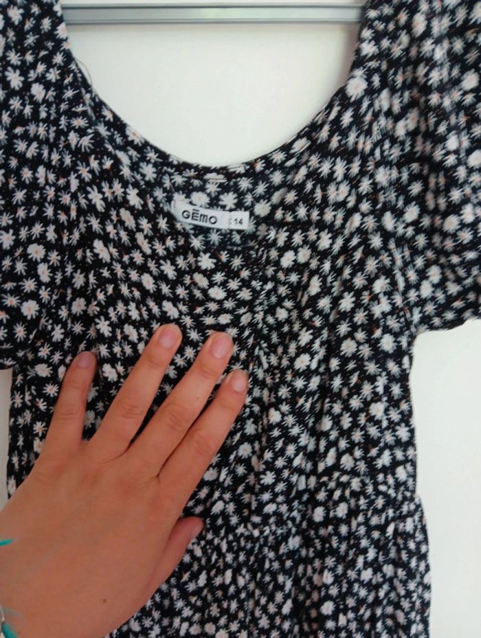 Robe été courte fleurie - photo numéro 2