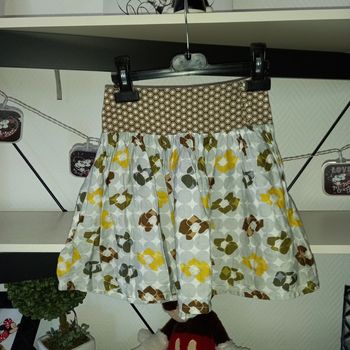 Jupe chic neuve by CFK imprimé taille 6 ans