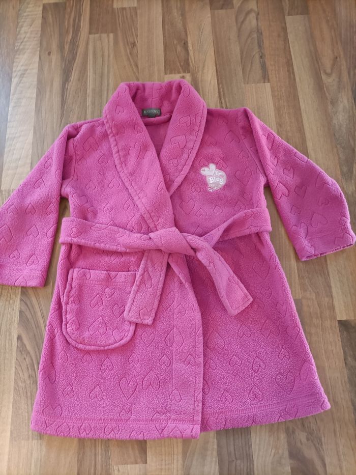 Robe de chambre rose 3 ans in extenso