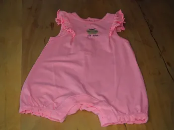 Combi-Short Orchestra Rose fille 6 mois