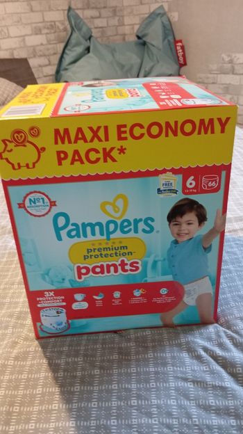 Pampers premium protection pants taille 6 neuf jamais ouvert