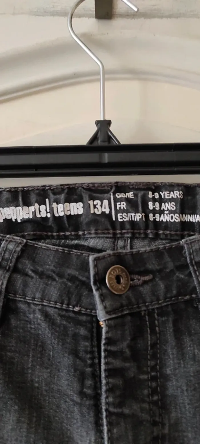 🐼Jean taille réglable Pepperts  taille 8 9 ans 134 cm🐼 - photo numéro 3