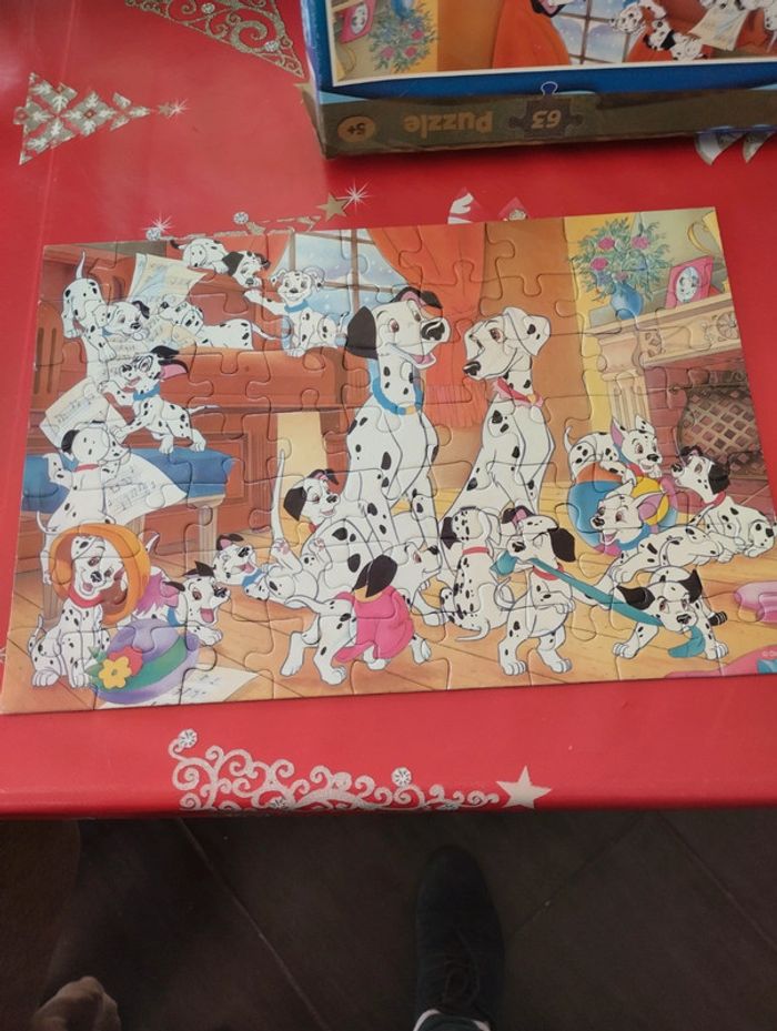 Puzzle les dalmatiens 63pieces