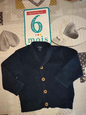 Gilet bleu marine