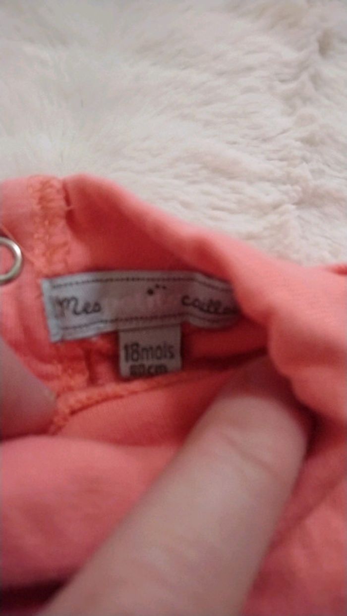 T shirt col roulé bébé fille - photo numéro 3