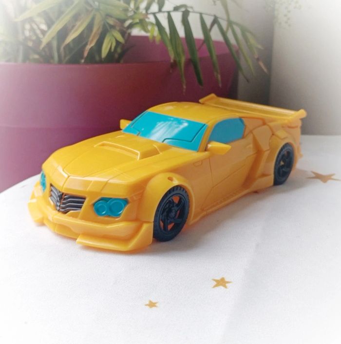 Voiture car jaune yellow transformable morphin robot Bumblebee transformer transformateur - photo numéro 12