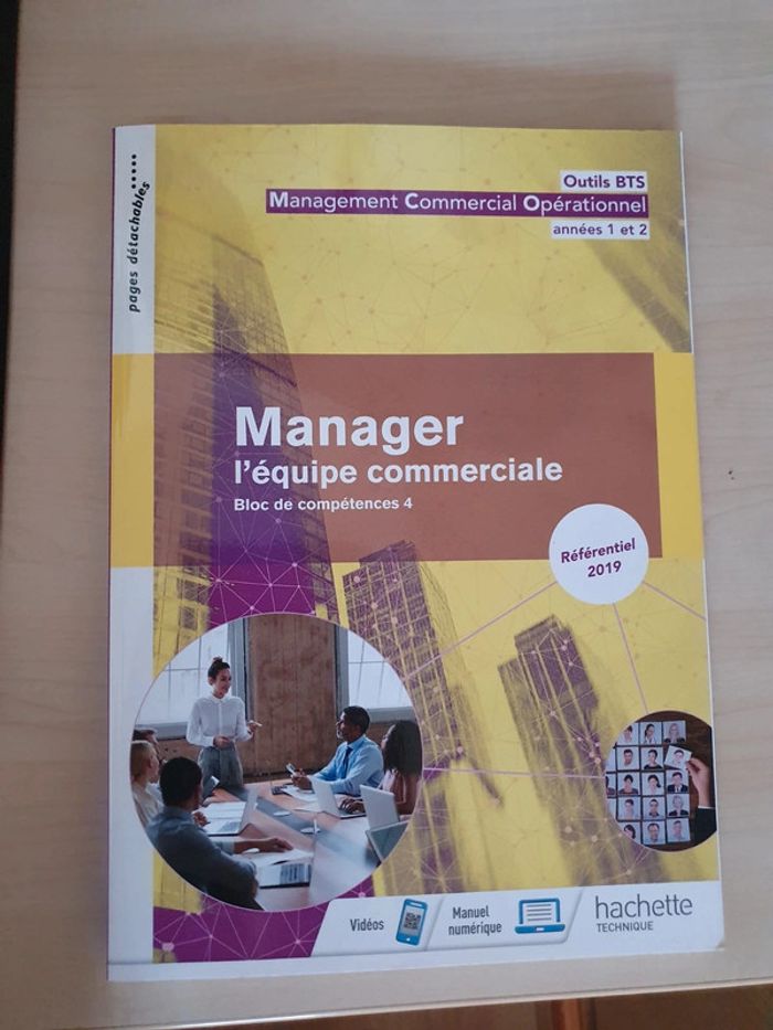 Manuel Scolaire Manager Équipe Commercial