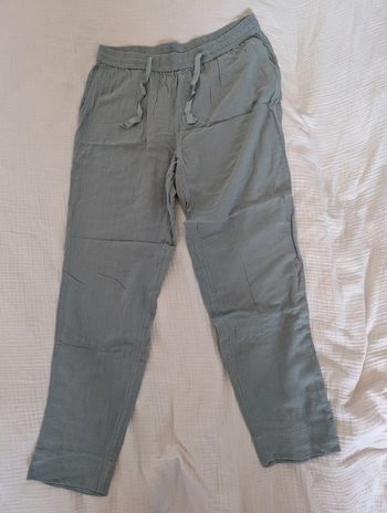 Pantalon fluide vert d'eau pastel Maison 123