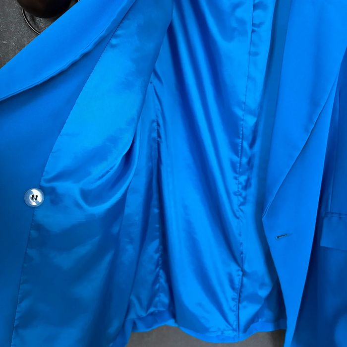 Blazer bleu Pull & Bear – Taille L, neuf sans étiquette - photo numéro 6