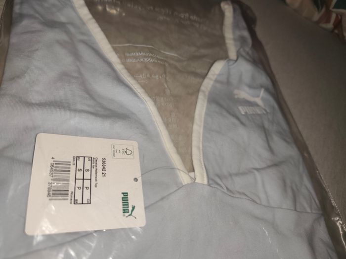 Top halterneck Puma bleu ciel | taille S | neuf avec étiquette - photo numéro 4
